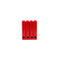 Metal Aglets Removable Tips - Red